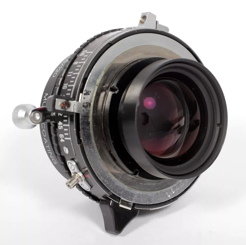 Schneider Apo Symmar MC 120mm F5.6 Lens in Copal #0 Shutter #8718 | CatLABS